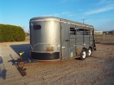 1994 WW 16x7 Full Enclosed Stock Trailer