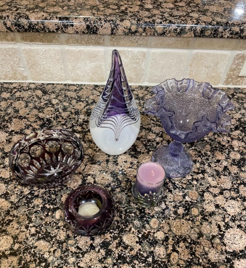 Assorted Purple Glass