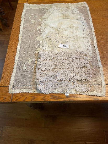 (3) Lace/Crochet Table Runners