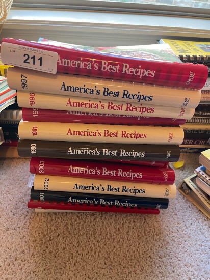 (12) America's Best Recipes Cook Book Collection