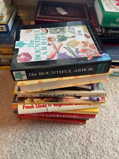 (10) Hard Covered Cook Books