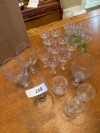 19pc Assorted Glassware
