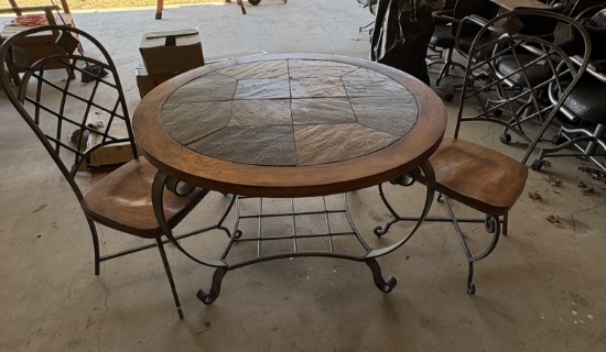 Mosiac Tile Breakfast Table & Chairs