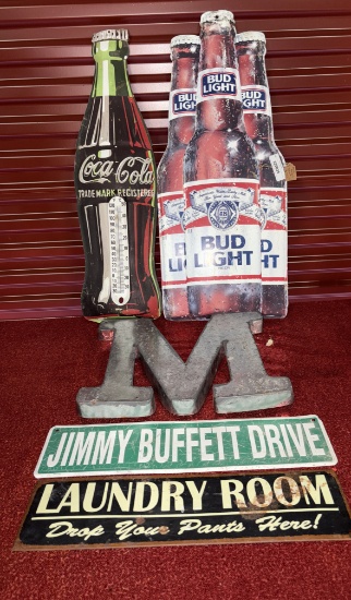 Misc. Tin Metal Hanging Decor
