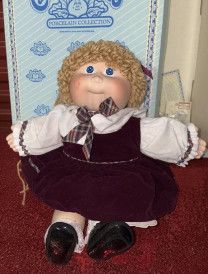1985 Della Frances Porcelain Cabbage Patch Kid Dol