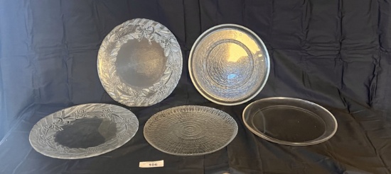 Misc. Clear Serving Plates