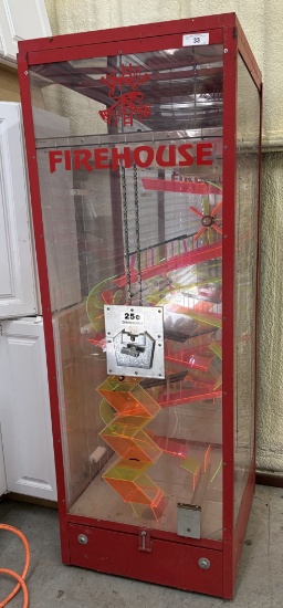 Firehouse Quarter Metal Gumball Machine