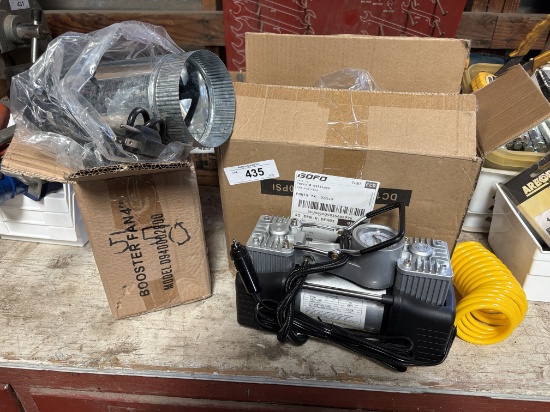 Air Compressor And Booster Fan