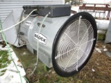 Brock LP bin heater & axial fan