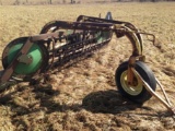 JD 5 bar hay rake w/dolly wheel