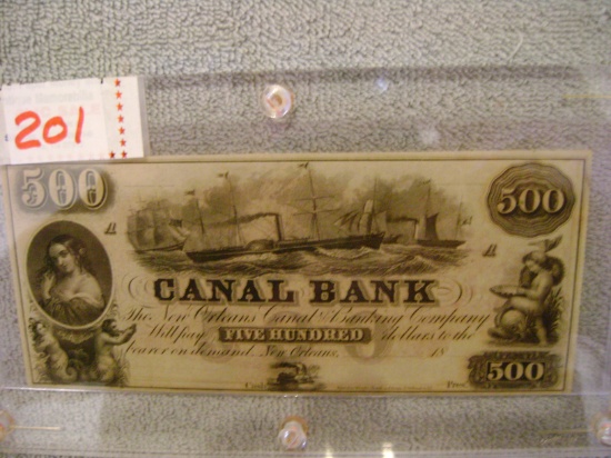 $500 Canal Bank Note UNC