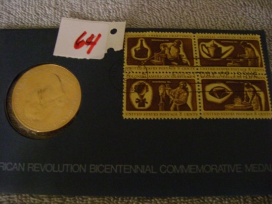 1 - American Revolution Bicentennial 10oz Bronze Proof Medal coin