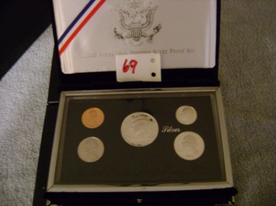 5 -1998 Premier Silver Proof Mint set