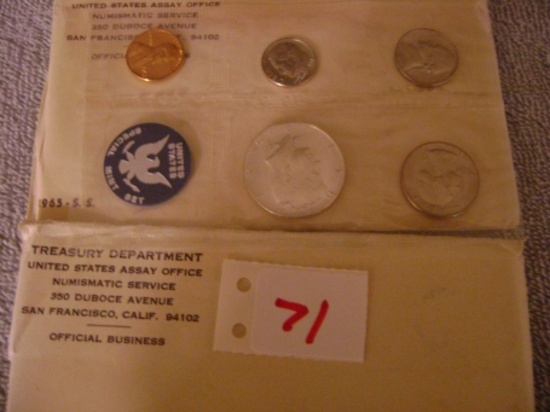 2 - 1965 Special Mint Sets