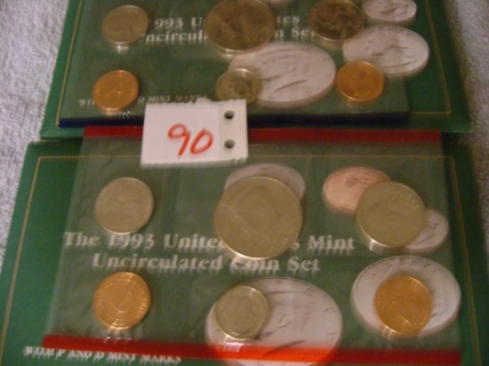 5 - 1993 Mint Sets