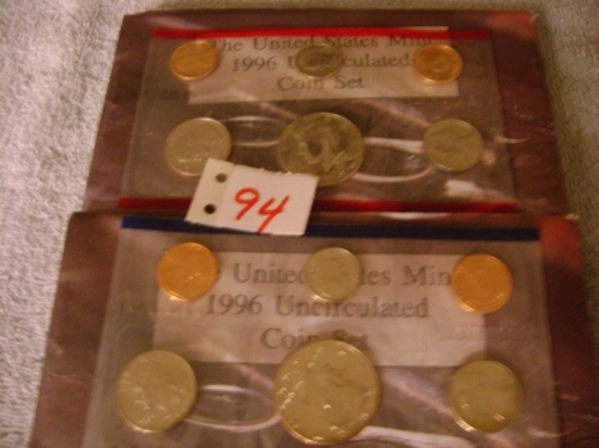 5 - 1996 Mint Sets