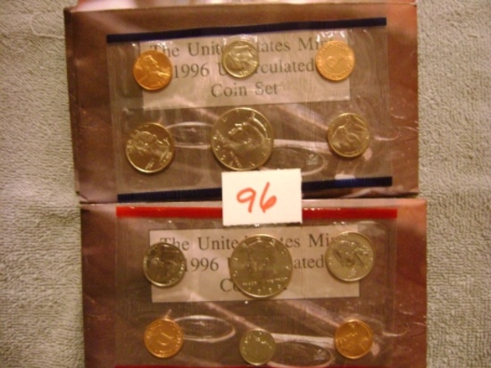 5 - 1996 Mint Sets