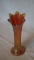 Marigold bud vase 7”	