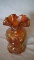 Marigold ruffled vase 5”