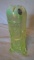 Fenton yellow footed vase 7.5” 2001 HOACGA