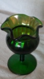 Green compote 5”x3.5”