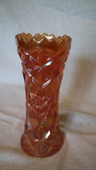 Marigold flowers vase 6.5”