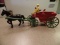 Sand & Gravel wagon (Kenton) w/horse and driver, broken rear wheel