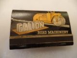 Galion Road Machinery Match Book