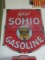 High Test Sohio gasoline – porcelain sign w/some damage