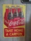 Coca-Cola “Take Home a Carton” paper sign 1946