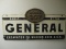 General Excavator Co. porcelain sign
