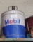 5 gal. Mobil Oil can – sm. cap missing