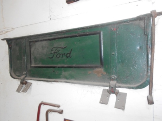 Ford tailgate Model A sign	