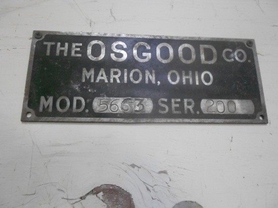 Osgood Co. Marion, Oh - sign