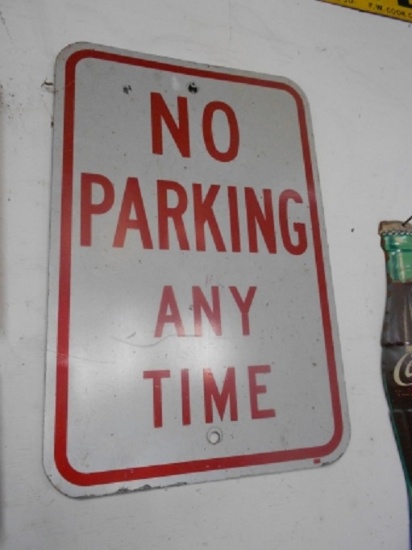 No Parking Anytime sign