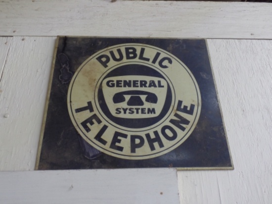 (2) General System Public Telephone signs