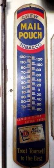 Mailpouch tobacco thermometer