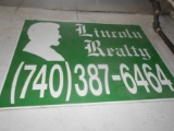 Lincoln Realty Sign – Particle board