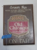 Old Chicago lager beer sign