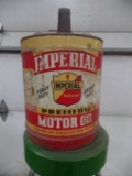 5 gal. Imperial Motor Oil can