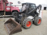 Bobcat 873 dsl. skidloader, 60” bucket, 12-16.5 new tires, 6333 hrs., s.n. 514141569