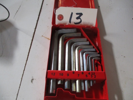 Snap-On 11 pc. metric Allen wrench set