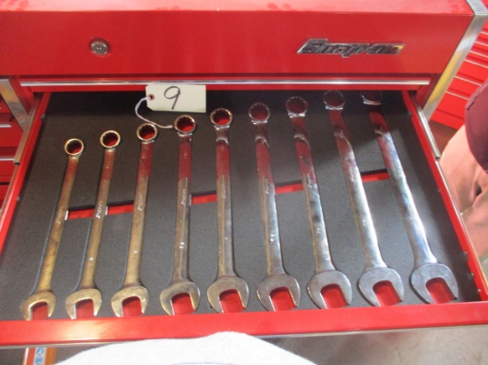 Snap-On 9 pc. 1" to 1 1/2" wrench set