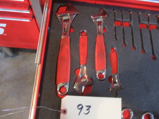 Snap-On 4 pc. adjustable wrench set