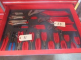 Snap-On 17 pc. plier-wire stripper and locking pliers