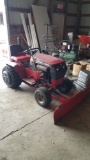 Wheel Horse Garden tractor w/ snow blade