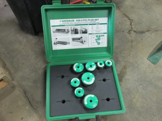 Greenlee 859-4 PVC plug set