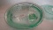 Green covered duck candy dish