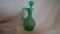 Green opalescent to near base cruet