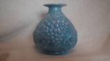 Light blue carnival vase